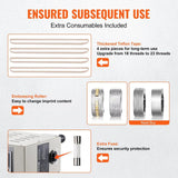 6-12mm Width Vertical Continuous Band Sealer 600W Power Carbon Steel