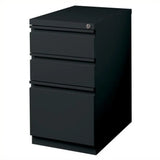 3 Drawers 27.75 Vertical Black Metal Filing Cabinet Lockable PreAssembled Stationary Letter Size