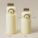 Mini Thermos Cup 220ml/350ml Pocket Cup Stainless Steel Thermal Coffee Mug Vacuum