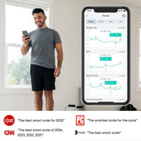 Smart Scale X Digital Bathroom Scale for Body Weight, BMI, Body Fat, Muscle Mass, Heart Rate Monitor |