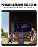 Minl Outdoor projector karaoke projector 1080P portable home KTV camping