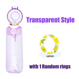 750ml/25oz Fruit Flavor Water Bottle 0 Sugar 0 Calories Sports Drinking Cup