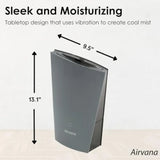 Airvana 1.3L Ultrasonic Cool Mist Humidifier, Black