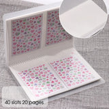 Nail Sticker Storage BookletLarge Capacity Storage Blank Pages Design Sticker Collection