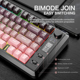 FREEWOLF M75 Wireless Keyboard, Bluetooth Dual-mode, PBT Gradient Ball Cap