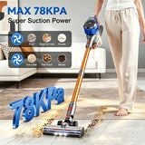 Honki 78KPA Cordless Vacuum Cleaner with LED High Power for Pet Hair