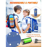 Robot Electric Pencil Sharpener 2 Pack Green + Blue