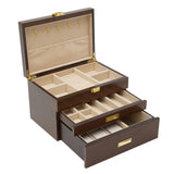 3 Tier Jewelry Box, Jewelry Storage, Pull Out Drawer for Earring Ring
