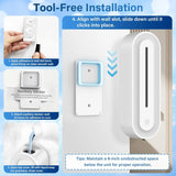 Touchless Soap Dispenser Wall Mount, 14.2oz Rechargeable Auto Foaming for Bathroom Kitchen