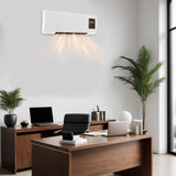 1400W Wall-Mounted Indoor Space Heater with Remote Control for Bedroom