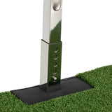 Foldable Flat Golf Practice Mat with Auto Ball Return System for Home