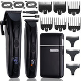 Professional Hair Clippers Electric Razor Shavers Men 3 Piece Set Rechargeable Clippers and Trimmers