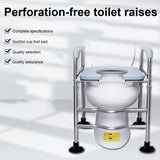 Raised Toilet Seat High Toilet Seat Height Adjustable Elevated Toilet Seat Stainless