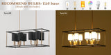 Farmhouse Chandeliers for Dining Room Gold Liner Chandelier with Fabric Shades