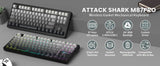 ATTACK SHARK M87 75% Wireless Gaming Keyboard