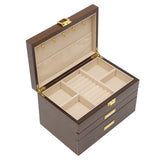 3 Tier Jewelry Box, Jewelry Storage, Pull Out Drawer for Earring Ring