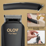 Beard Trimmer 21 Piece AllinOne Mens Grooming Kit and Hair Clipper Nose Ear Body and Face Electric Razor with USB Recharge Dock