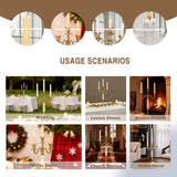 3/5 Candle Sticks Stand Holders Decor Centerpiece Dining Table Wedding