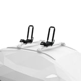 HullaPort XTR Kayak jStyle roof Rack Carry up to 2 Kayaks Folds Flat PreAssembled Locks to roof