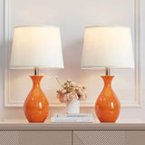 Table Lamp Set of 2, Classic Small Lamp Nightstand Lamp for Bedroom Living