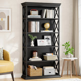 Tribesigns 6-Tier Bookcase, 71 Inches Industrial Bookshelves and Bookcases