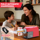 Electric Pencil Sharpener, Fast and Hands-Free, 10K+ Uses, 5 Nibs,