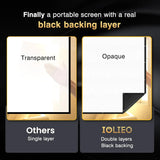 60 inch Projector Screen with Black Backing for Home Theater and Outdoor
