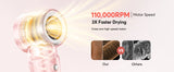 Bopcal 5 In 1 Hair Dryer Hot Air Comb Electric Hair Curling Iron 1200W High Speed Blower Multifunctional