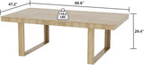 7FT Conference Table for 6-8, Rectangular Meeting Desk, Modern Office Table