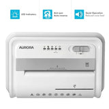 Office paper/CD/credit card shredder with anti-jam feature, metal housing