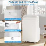 12000 BTU, 3-in-1 Portable AC with Fan, Dehumidifier & Sleep Mode