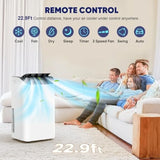 Portable air conditioner for home use, 14000 BTU cools up to 700 sq.ft,