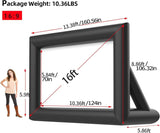 Inflatable Projector Screen 16FT Outdoor Movie Screen with Air Blower