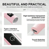 Rechargeable Handheld UV Nail Lamp With Stand, Mini Portable Wireless Nail Lamp With LCD Display,