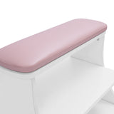 3-tier Foot Rest Manicure Stool Pedicure Cart Footbath Trolley with 4 Casters for Beauty Salon