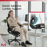 Ergonomic Office Chair with Footrest,Office Chair with 136° Recline, Ergonomic Desk Chair