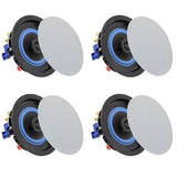 Herdio 4 " 320 Watts 2-Way Bluetooth Ceiling Speakers For Home Theater System Living Room