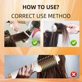 3-in-1 Hot Air Brush with Negative Ion Blow and Comb, Straight and Curl in One