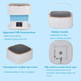 18L Portable Foldable Mini Washing Machine with 3 Modes for Clothes Underwear Small Laundry