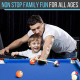 SereneLife 55in Portable Foldable Billiards Game Table for Kids and Adults