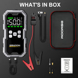 150PSI Air Pump Car Battery Emergency Boosters ,7000A/1500A PEAK Car Jump Starter Power Bank ,Portable Starting Device Car Starter New,Cars with USB Ports And LED Flashlight, Portable Car Jump Starter, Battery Jump Starter, E