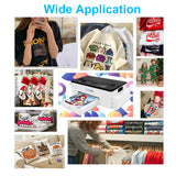 DTF Printer with free laptop L1800 Printhead and Oven bundle highspeed for A3 30cm Clothes Inkjetd with PET Fil
