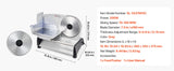 SucceBuy 6.7-10 inch Meat Slicer Electric Deli Slicer Machine with two SUS420 Blades