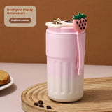 450ML Stainless Steel Thermo Water Bottle LED Temperature Display Coffee Cup