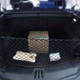 Car Trunk Organizer Holder 90x40/110x50cm Hanging Nets Pocket Cargo Luggage Nylon Elastic Mesh Storage Bag Interior Accessories