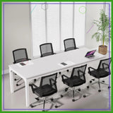 Large 6.5ft Conference Room Table, 78.74" W x 27.56" D Office Meeting Desk for Boardroom
