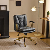 Home Office Desk Chair Comfy with wheels&Removable Armrests