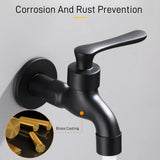 Black Mop Pool Faucet Washing Machine Faucet Fully Automatic Wholesale Al