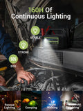 YESPER 12V/24V 6000A Jump Starter: 36400mAh Power Station + 3-Mode LED, for Gas/Diesel Engines, Cars to Boats, -40°C~60°C