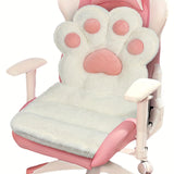 L-Shape Cat Paw Cushion, Soft Chair Pillow Kawaii Chair Cushions